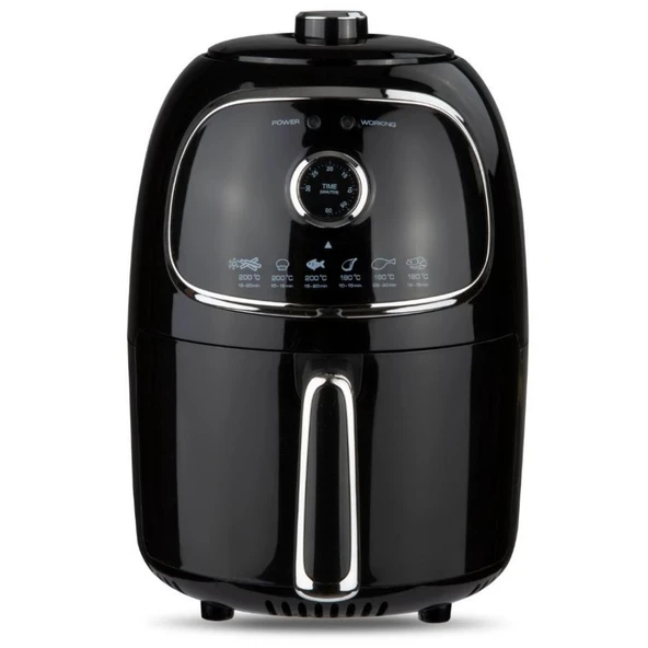 Conti CDF-401 Frito Airfryer Yağsız Fritöz Siyah