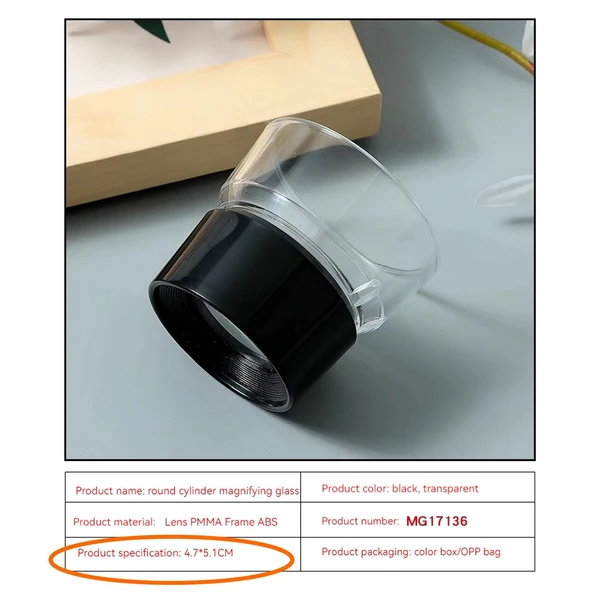 Büyüteç 10x Kuyumcu Saat Tamir Büyüteci Kumaş Büyüteci Yakın Büyüteç Göz Büyüteci - 2