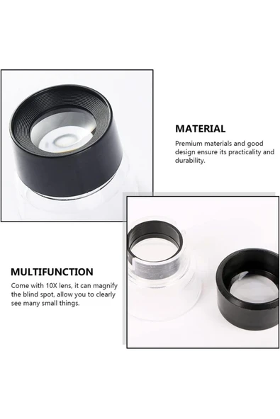 Büyüteç 10x Kuyumcu Saat Tamir Büyüteci Kumaş Büyüteci Yakın Büyüteç Göz Büyüteci - 5