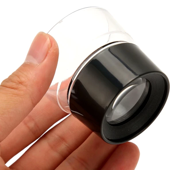 Büyüteç 10x Kuyumcu Saat Tamir Büyüteci Kumaş Büyüteci Yakın Büyüteç Göz Büyüteci - 4