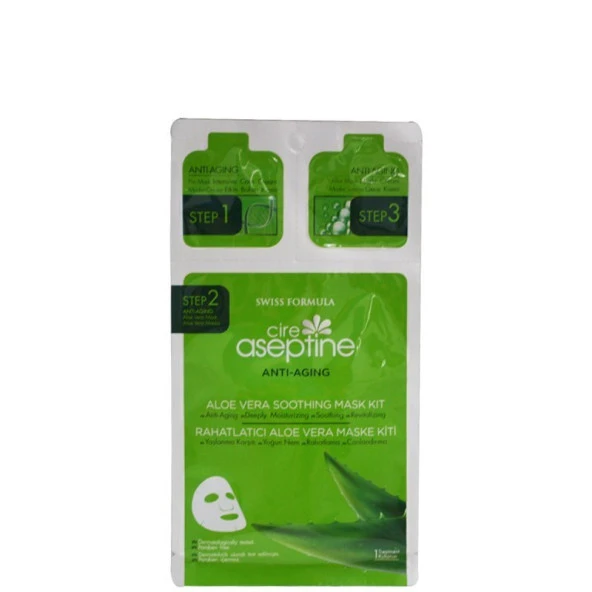 Cire Aseptine Anti-Aging Rahatlatıcı Aloe Vera Maske Kiti