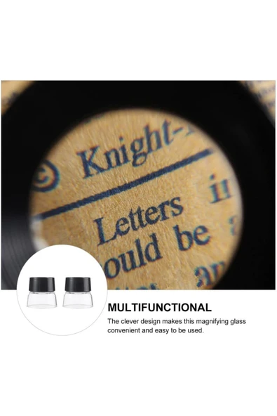 Büyüteç 10x Kuyumcu Saat Tamir Büyüteci Kumaş Büyüteci Yakın Büyüteç Göz Büyüteci - 6