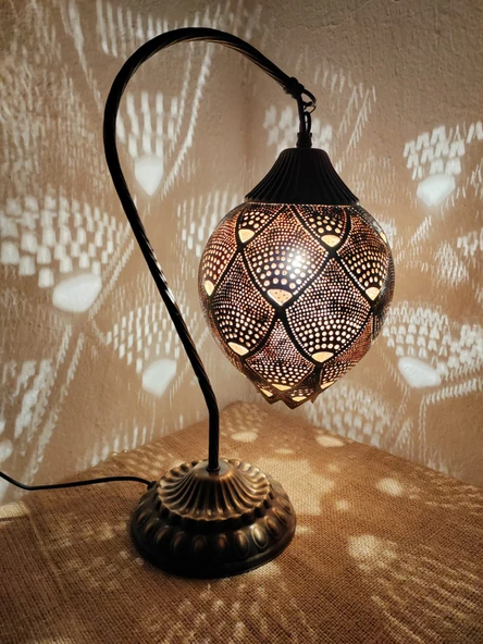 Anans Modeli Deveboynu Masa Üstü Lamba - 5