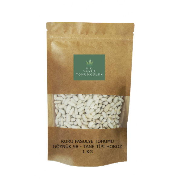 Kuru Fasulye Tohumu - Göynük 98 - Tane Tipi Horoz - 1 kg - 1
