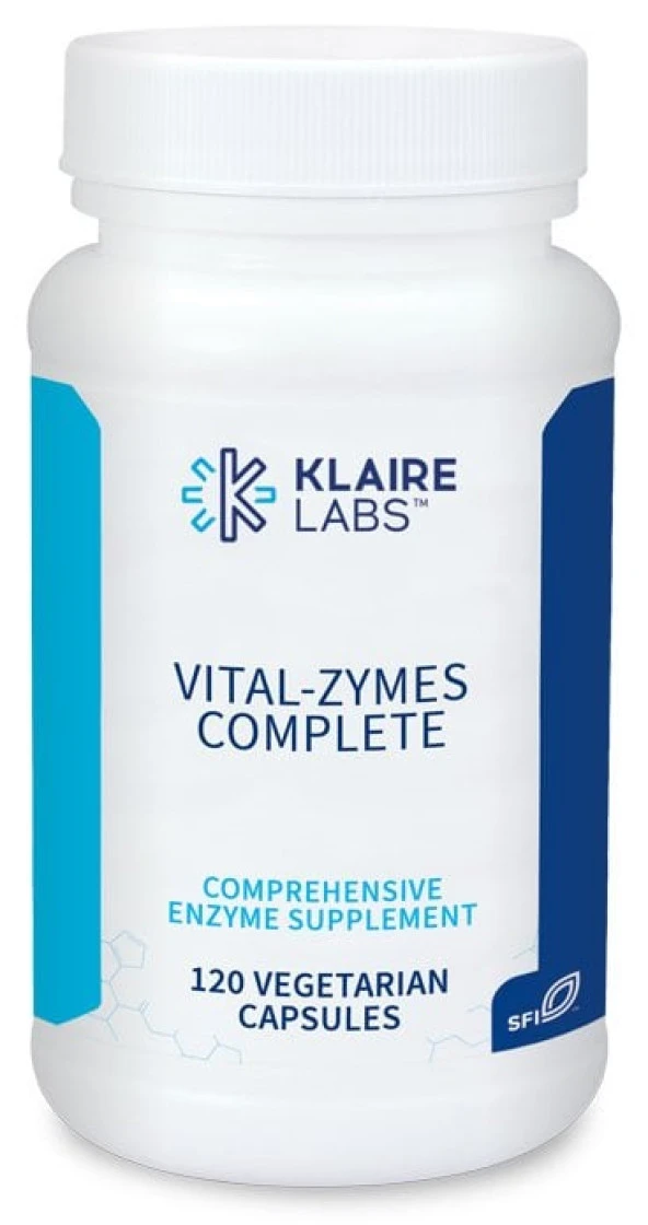 Klaire Labs Vital-Zymes Complete 120 Kapsül