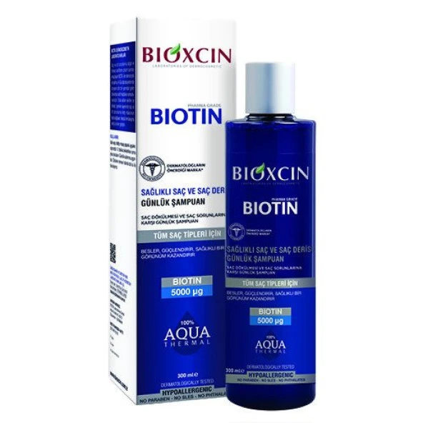 Bioxcin Biotin Sağlıklı Saç Ve Saç Derisi Günlük Şampuan 300Ml