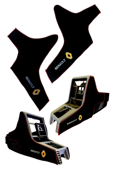 Renault Broadway R9/11 Spring Fairway Flash Torpido Orta Konsol Koruma Halısı Yan Kaplama Kumaşı - 2