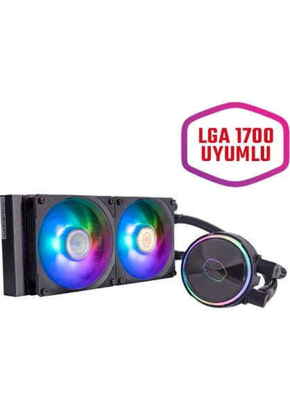 CM MASTER MASTERLIQUID PL240 FLUX MLY-D24M-A23PZ-R1 (intel-Amd Destekli) ARGB LED Sıvı Soğutma Siste