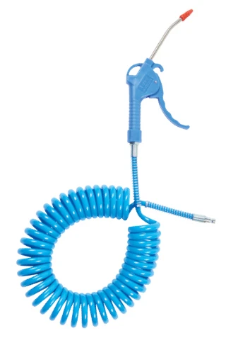 Green Air Tools Tabancalı Kabin Temizleme Spiral Hortumu Jaklı 5 x 8 mm Pu 5 Metre - Resim 4