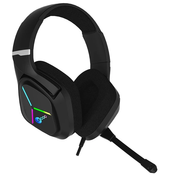 LENOVO LECOO RGB Aydınlatmalı Gaming Kulaklık Usb+3.5mm Jacklı Kulaküstü Siyah/Kırmızı HT406