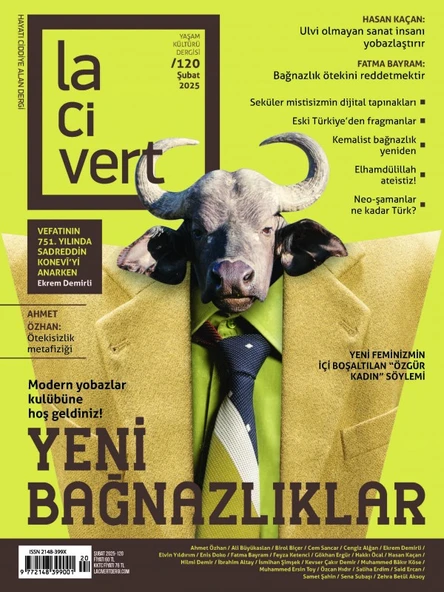 Lacivert Dergi 120.Sayı Şubat 2025 ürün görseli 1