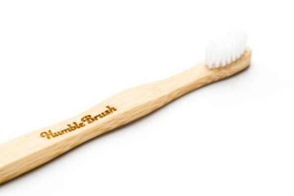 Humble Brush Kids Beyaz Bambu Diş Fırçası Ultra Soft