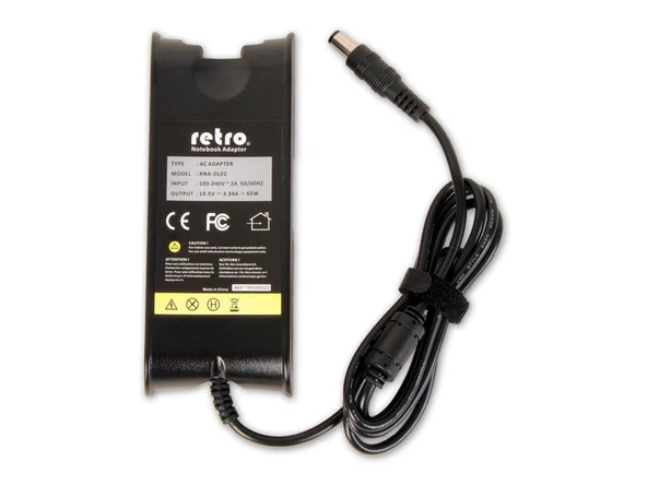 Dell 0MRNFT Notebook Adaptörü Şarj Cihazı (19.5V 3.34A 7.4 x 5.0 mm (Pinli UÇ) ürün görseli 1