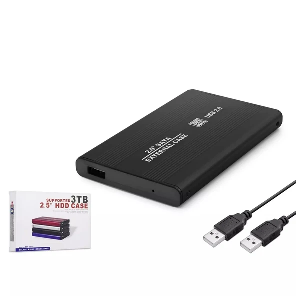 Harddisk Kutusu Metal Usb 2.0 Sata 2.5 HDX1758