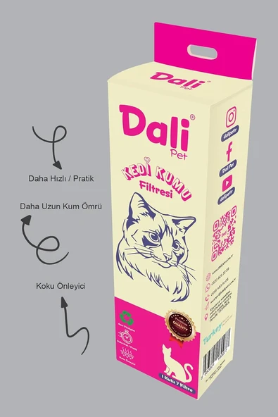 Dali Elekli Kedi Kumu Torbası XL 7'li