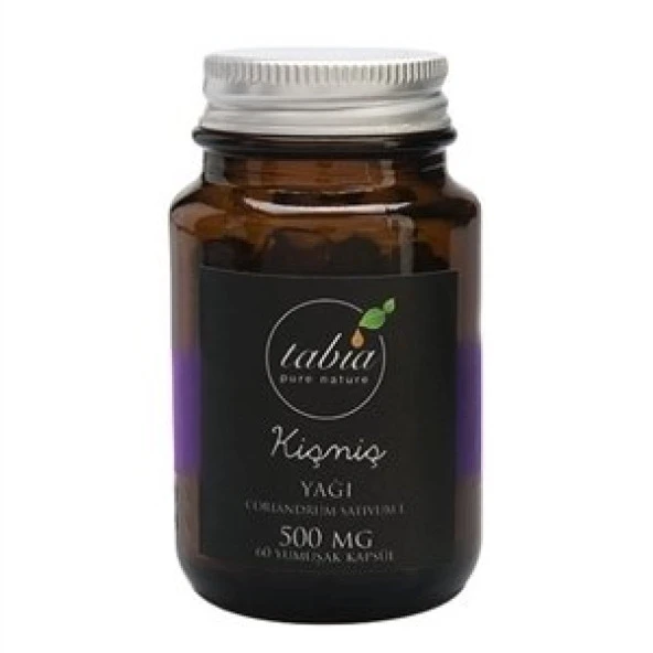 Tabia Kişniş Yağı Kapsülü 500 mg (60 Kapsül)
