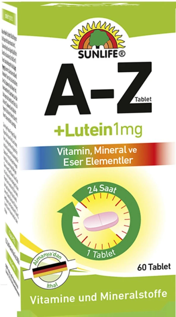 SUNLIFE A-Z LUTEIN 60 TABLET