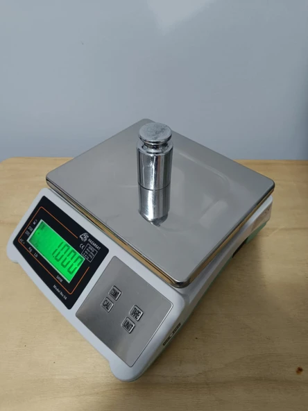 30 KG TARTIM TERAZİSİ-1 GR HASSAS-BÜYÜK EKRAN-PASLANMAZ KEFE-PRO MODEL-2 YIL GARANTİLİ - 6