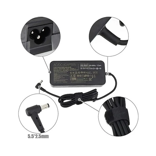 Asus ROG GL502VT-DS74, GL502VT-FI047T Uyumlu Adaptör, Şarj Aleti Cihazı 180W - Resim 3