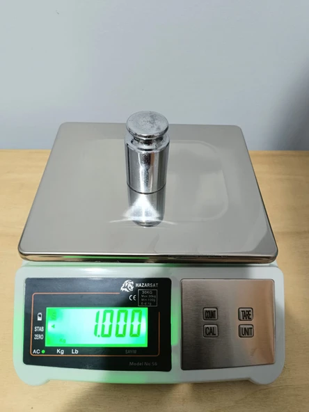 30 KG TARTIM TERAZİSİ-1 GR HASSAS-BÜYÜK EKRAN-PASLANMAZ KEFE-PRO MODEL-2 YIL GARANTİLİ