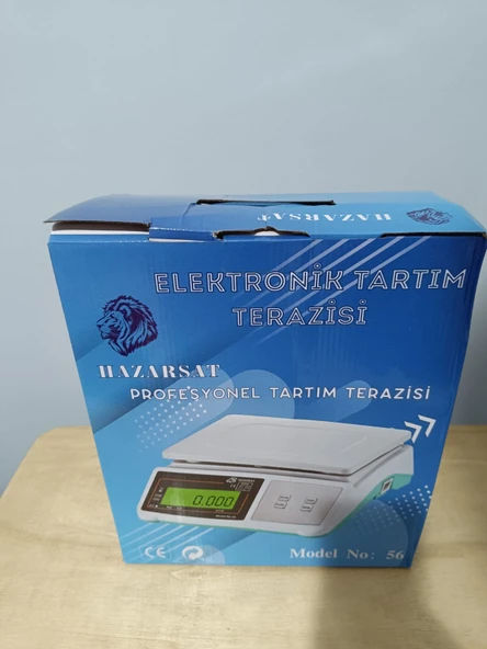 30 KG TARTIM TERAZİSİ-1 GR HASSAS-BÜYÜK EKRAN-PASLANMAZ KEFE-PRO MODEL-2 YIL GARANTİLİ - 3