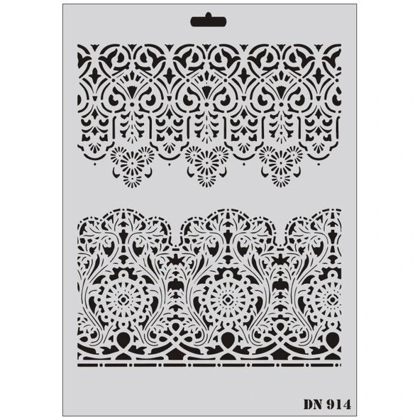 Rich Dantel Seri DN-914 Stencil 35x25 cm