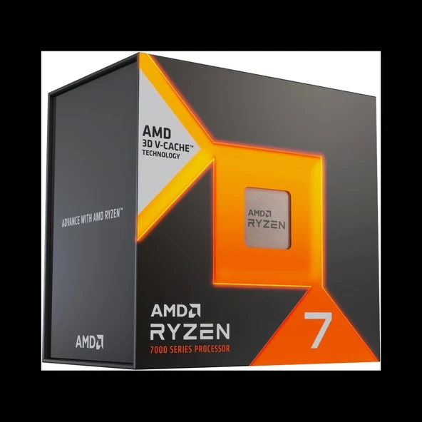 Amd Ryzen 7 7800x3d 8 Core, 4,20-5.00ghz, 104mb Cache, 120w,  Am5 Soket, Box (kutulu) (dahili Grafik Var, Fan Yok)