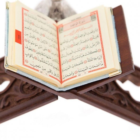 Hediyelik Kadife Yasin Kitabı 10 Adet (Çanta Boy), Kokulu Tesbih, Madlen Çikolata, Tülle Süslenmiş Mevlüt Paketi-Mavi - 6