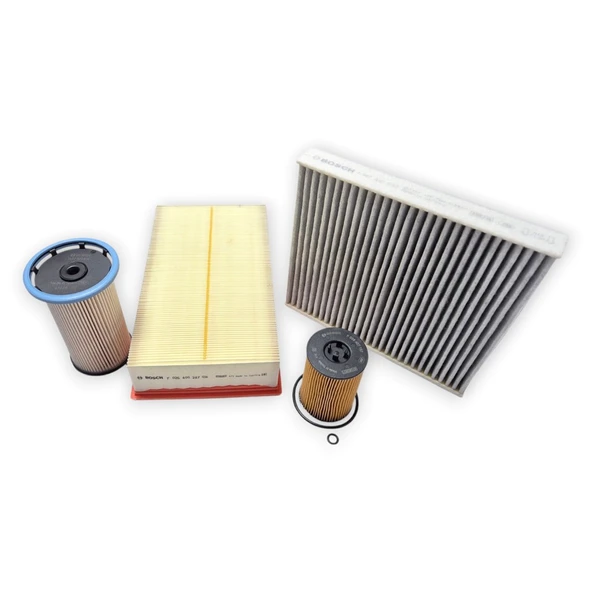 VW Passat B8 2015-2019 1.6 Dizel Hava Yağ Yakıt Polen Filtre Bosch - 3