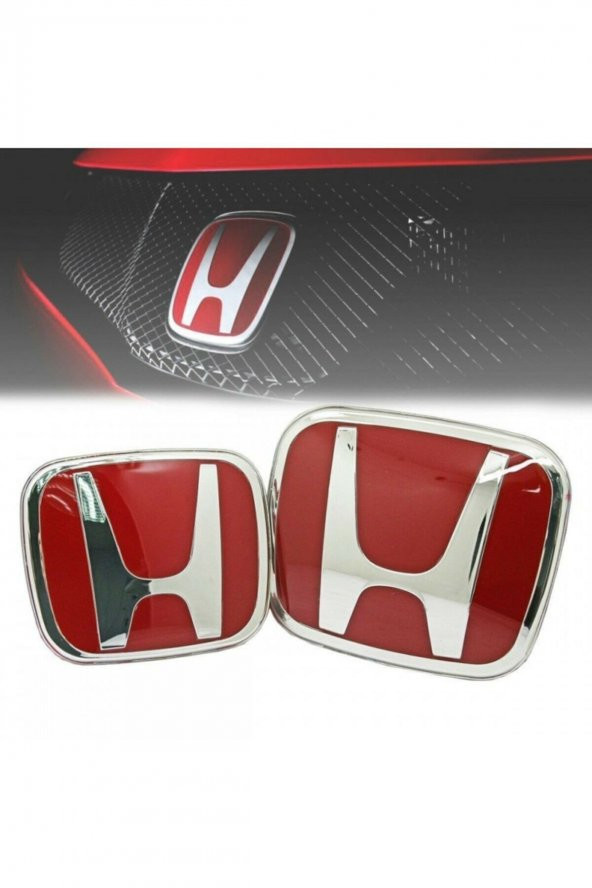 Honda Civic Fc5 Arka Bagaj Logosu Arması Kırmızı Logo 2016 ve Üzeri - 3