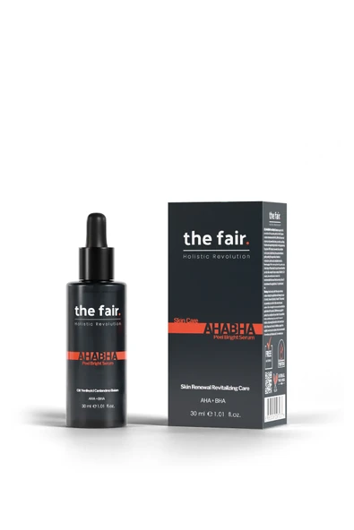 the fair. AHABHA Peel Bright Vegan Leke Giderici Cilt Serumu 4 AHA+ 0.5 BHA 30 ml - Resim 5