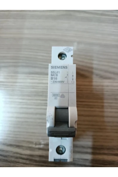 Siemens - 1P 10A 6kA B serisi Monofaze Anahtarlı Otomatik Sigorta 5SL6110-6YA - 3