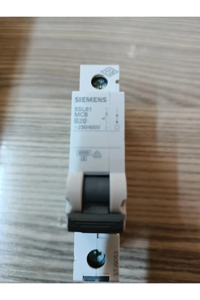 Siemens - 1P 10A 6kA B serisi Monofaze Anahtarlı Otomatik Sigorta 5SL6110-6YA - 4