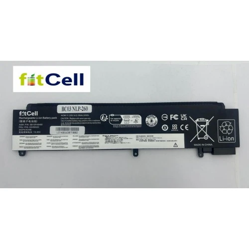 Fitcell Lenovo ThinkPad T470S 20JS 20JT Notebook Batarya - Pil