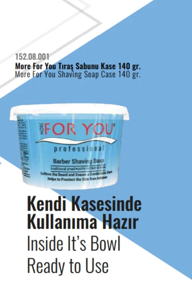 More For You Tıraş Sabunu Hazır Kutu 140 Gr - 2