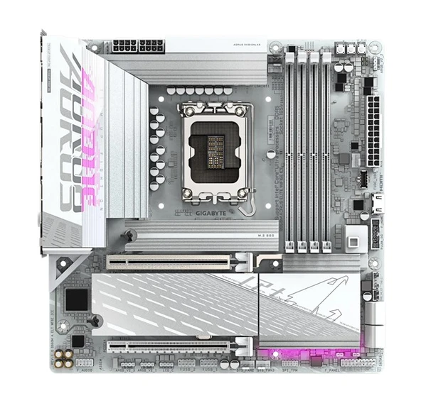 GIGABYTE B860M A Aorus Elite Wifi 6E Ice D5 1851P - 2