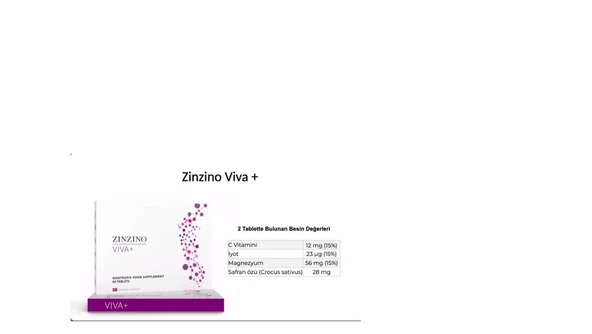 Zinzino Viva+ Doğal Noottropik Safran Gıda Takviyesi - 5