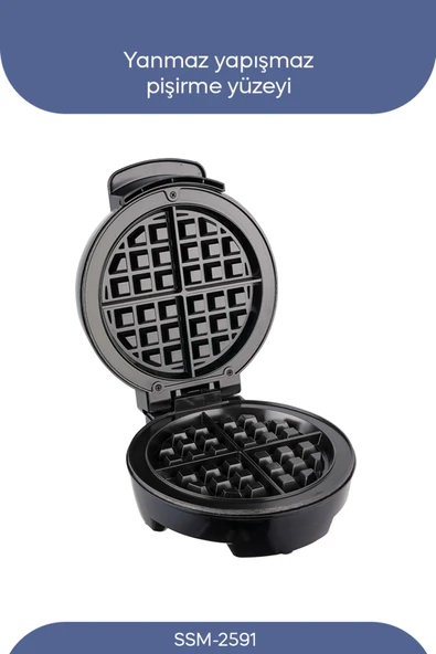 SİNBO SSM-2591 Waffle Makinesi - 3