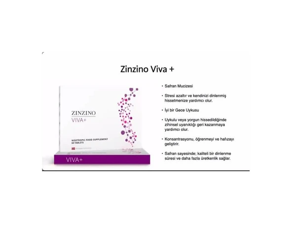 Zinzino Viva+ Doğal Noottropik Safran Gıda Takviyesi - 3