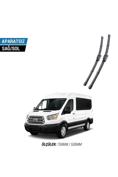 Velonova FORD TRANSİT 2014-2017 2'li Ön Cam Sileceği Sağ Sol Silecek Takımı Muz Silecek ürün görseli