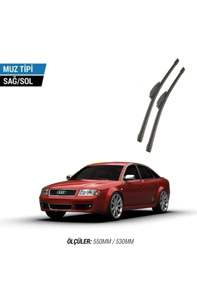 Velonova AUDİ A6 AVANT 1994-2001 2'li Ön Cam Sileceği Sağ Sol Silecek Takımı Muz Silecek ürün görseli