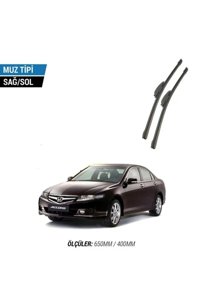 Velonova HONDA ACCORD 2003-2008 2'li Ön Cam Sileceği Sağ Sol Silecek Takımı Muz Silecek ürün görseli