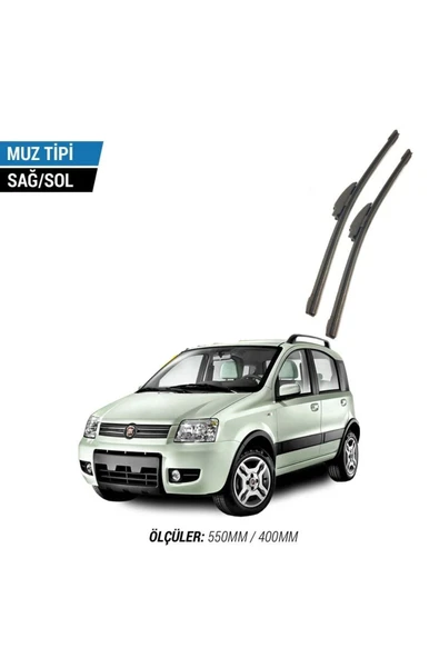 Velonova FİAT PANDA 2004-2012 2'li Ön Cam Sileceği Sağ Sol Silecek Takımı Muz Silecek ürün görseli