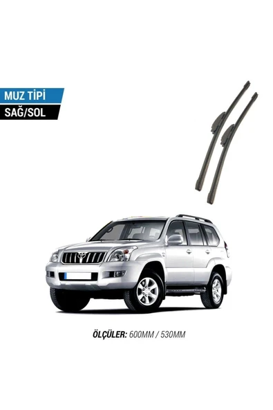 Velonova TOYOTA LAND CRUİSER 2007-2009 2'li Ön Cam Sileceği Sağ Sol Silecek Takımı Muz Silecek ürün görseli