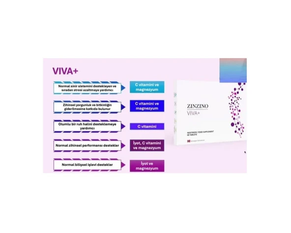Zinzino Viva+ Doğal Noottropik Safran Gıda Takviyesi - 4