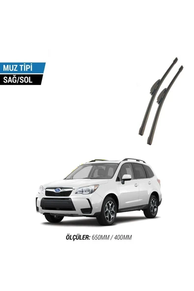 Velonova SUBARU FORESTER 2013-2016 2'li Ön Cam Sileceği Sağ Sol Silecek Takımı Muz Silecek ürün görseli
