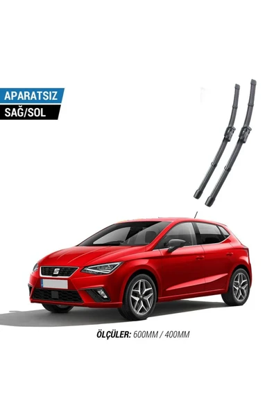 Velonova SEAT İBİZA 2017-2018 2'li Ön Cam Sileceği Sağ Sol Silecek Takımı Muz Silecek ürün görseli