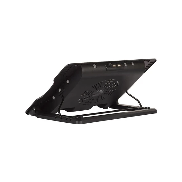 Ergostand Yükseklik Ayarlı 14 CM Fan Led`li Notebook Soğutucu - 2