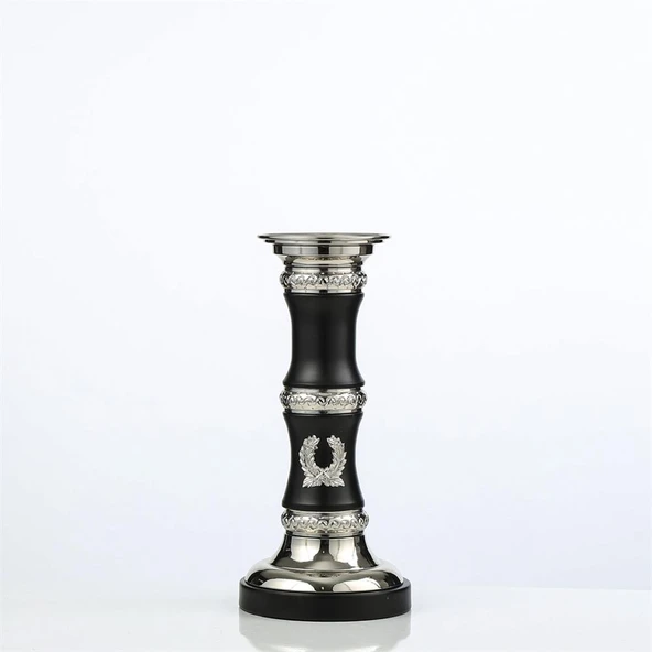 Vitale Silver Siyah Dekoratif Obje 12*12*31 cm