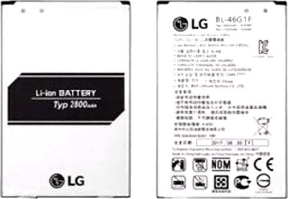LG K10 2017 BL-46G1F Batarya Pil A++ Lityum Polimer Pil